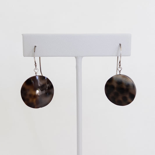 Tiger Cowrie Shell Earrings