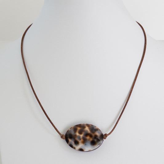 Tiger Cowrie Shell Necklace