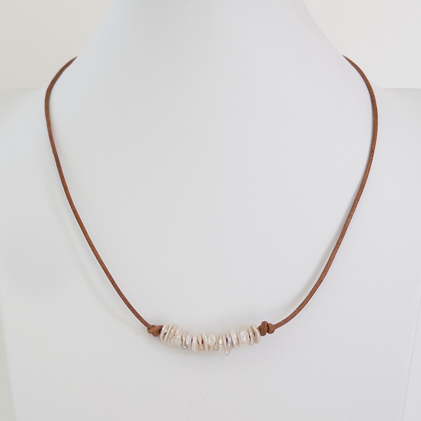 Freshwater Keshi Chip Pearl Necklace