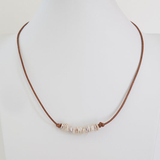 Freshwater Keshi Chip Pearl Necklace