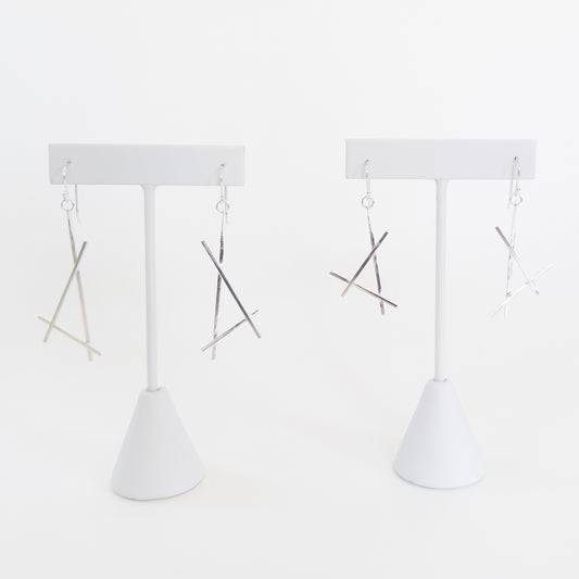 Criss-cross Sticks Earrings