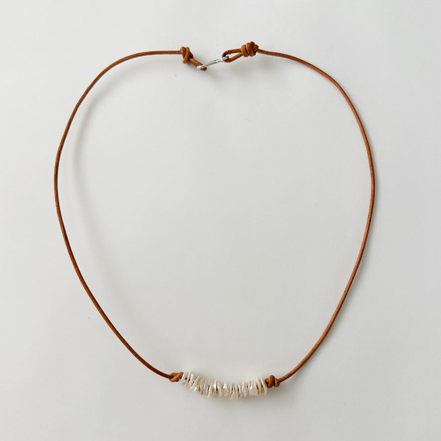 Freshwater Keshi Chip Pearl Necklace