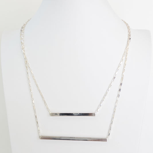 Short Thick Stick Necklace